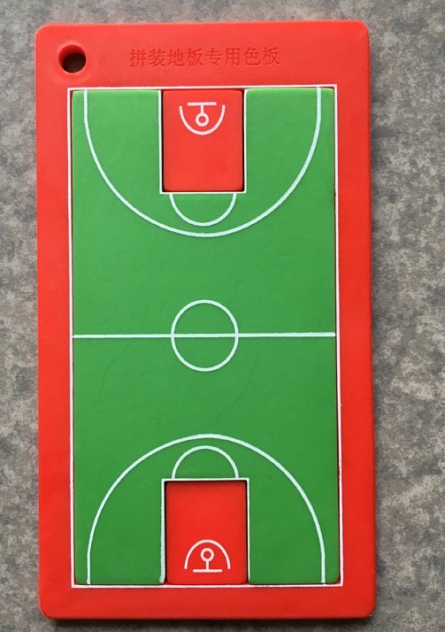 武汉篮球场悬浮地板场地色板