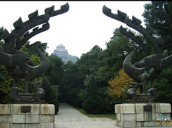 武汉东湖铸铜凤凰雕塑