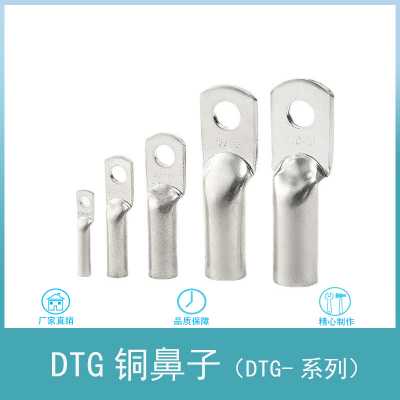 DTG铜鼻子管式铜接头DTG-35平方电缆铜接头B级***标准